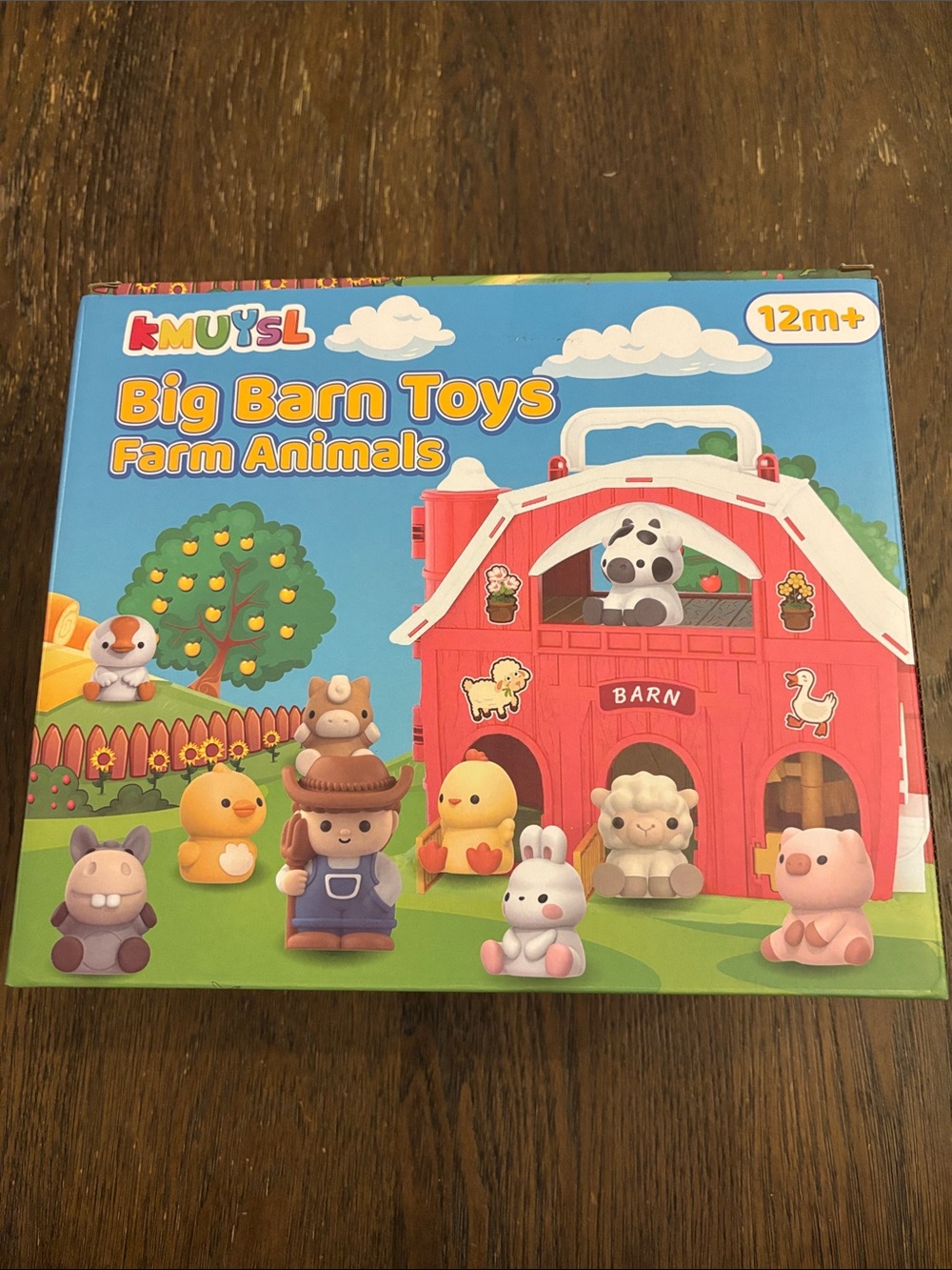 NWOT Big Barn Toys Farm Animals - Red Barn Playset